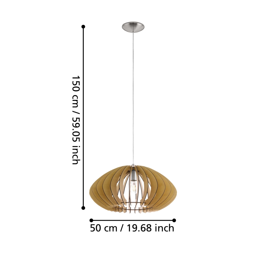 Eglo - Lustra 1xE27/60W/230V