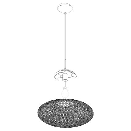 Eglo - Lustra ar auklu 1xE27/60W/230V