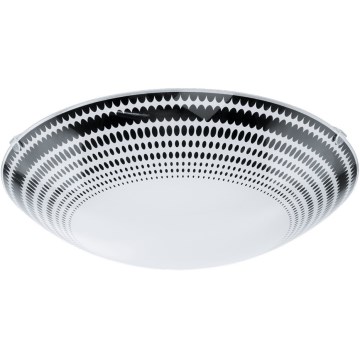 Eglo 95291 - MAGITTA LED griestu lampa LED/16W/230V Ø 31,5 cm melna/balta