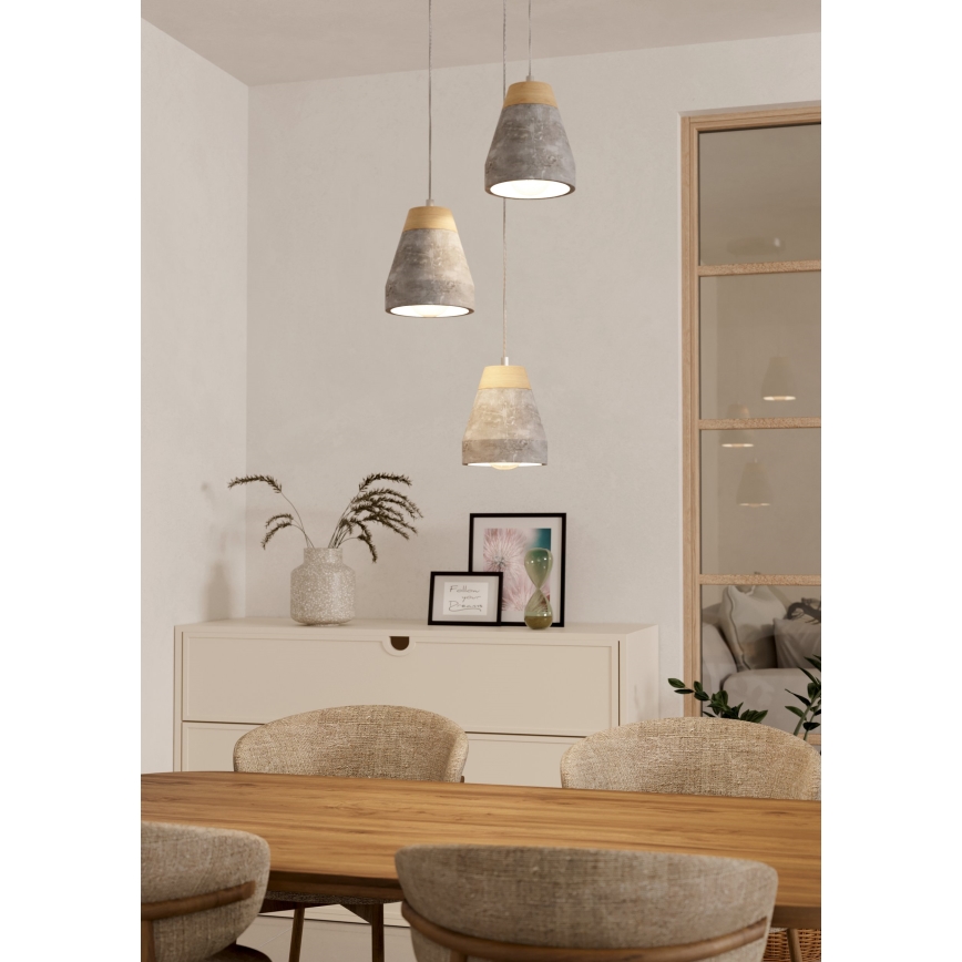 Eglo - Lustra 3xE27/60W/230V