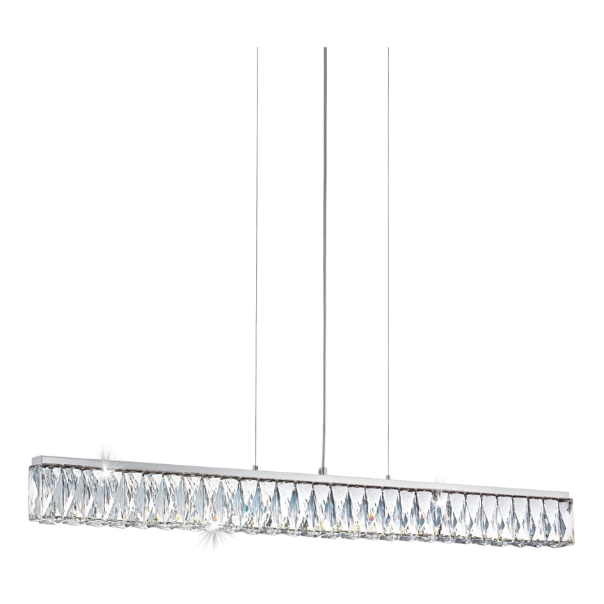 Eglo 95543 - Kristāla aptumšojama lustra TELLUGIO-S LED/36W/230V