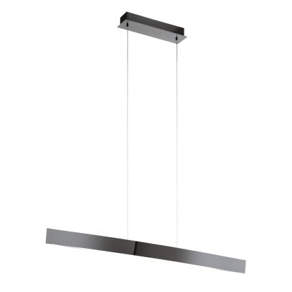 Eglo 95549 - FORNES-S regulējama LED pakaramā lampa uz kabeļa LED/24W/230V 2700-6500K melna hroma apdare