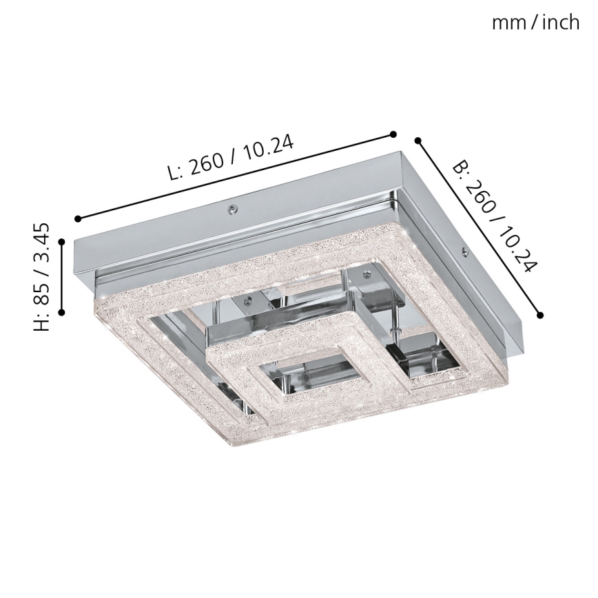 Eglo - LED Griestu lampa LED/12W/230V