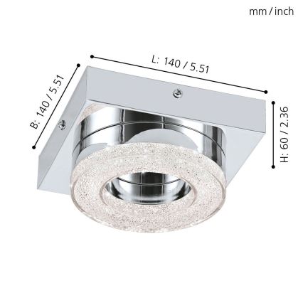 Eglo - LED Griestu lampa LED/4W/230V