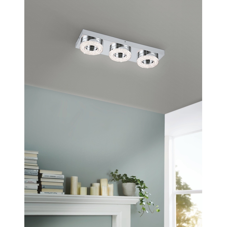 Eglo 95663 - LED griestu gaismeklis FRADELO 3xLED/4W/230V