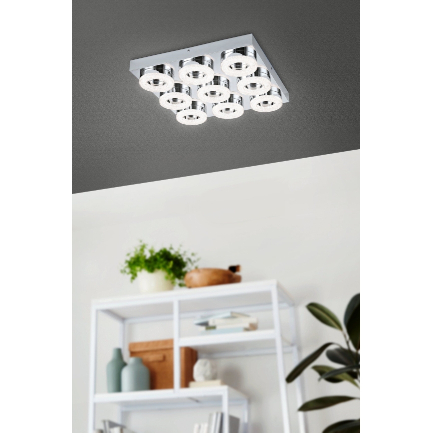Eglo 95665 - LED Griestu lampa FRADELO 9xLED/4W/230V