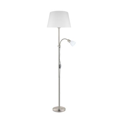 Eglo - Stāvlampa 1xE27/60W + 1xE14/40W