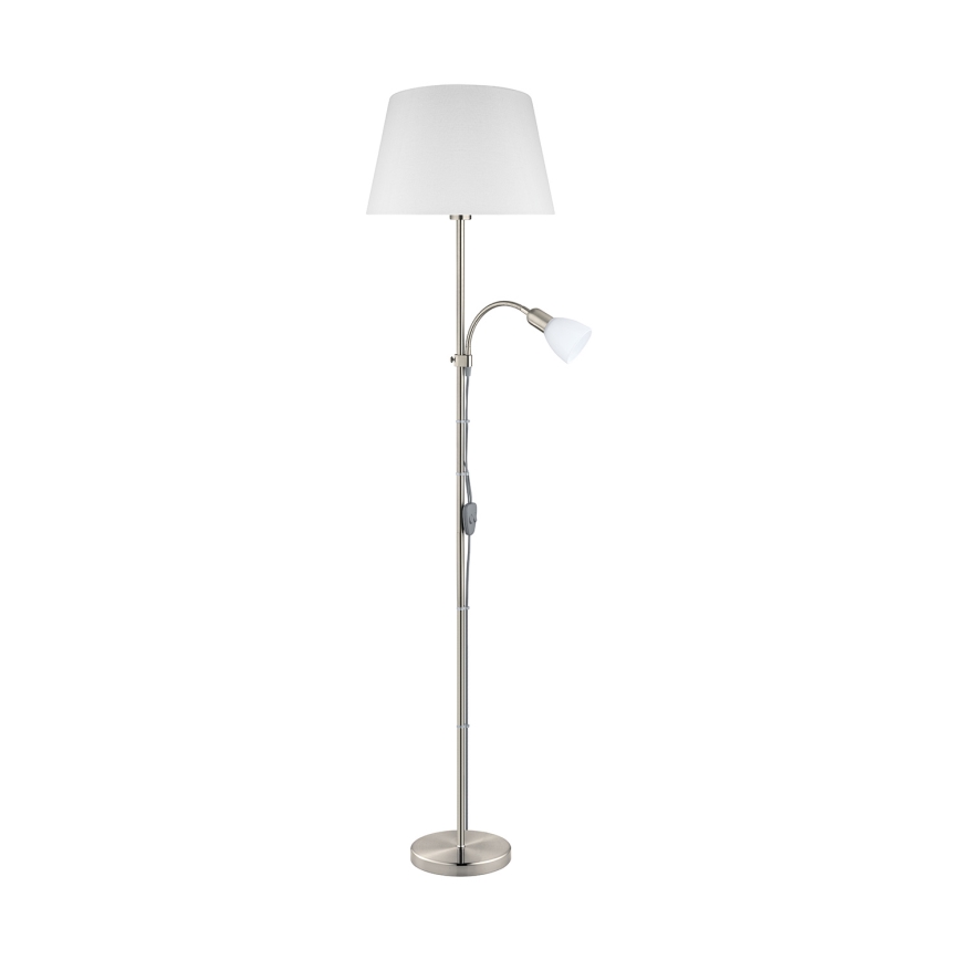 Eglo - Stāvlampa 1xE27/60W + 1xE14/40W