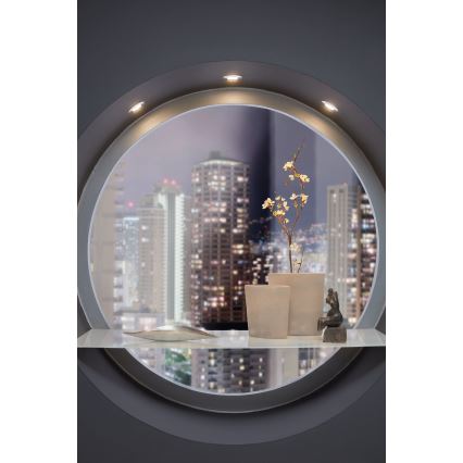 Eglo - komplekts 3x LED iebūvējamie griestu gaismekļi PINEDA LED/6W/230V