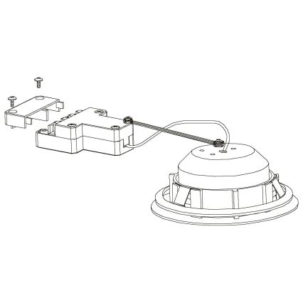 Eglo - LED iebūvējams griestu gaismeklis 1xLED/4,9W/230V