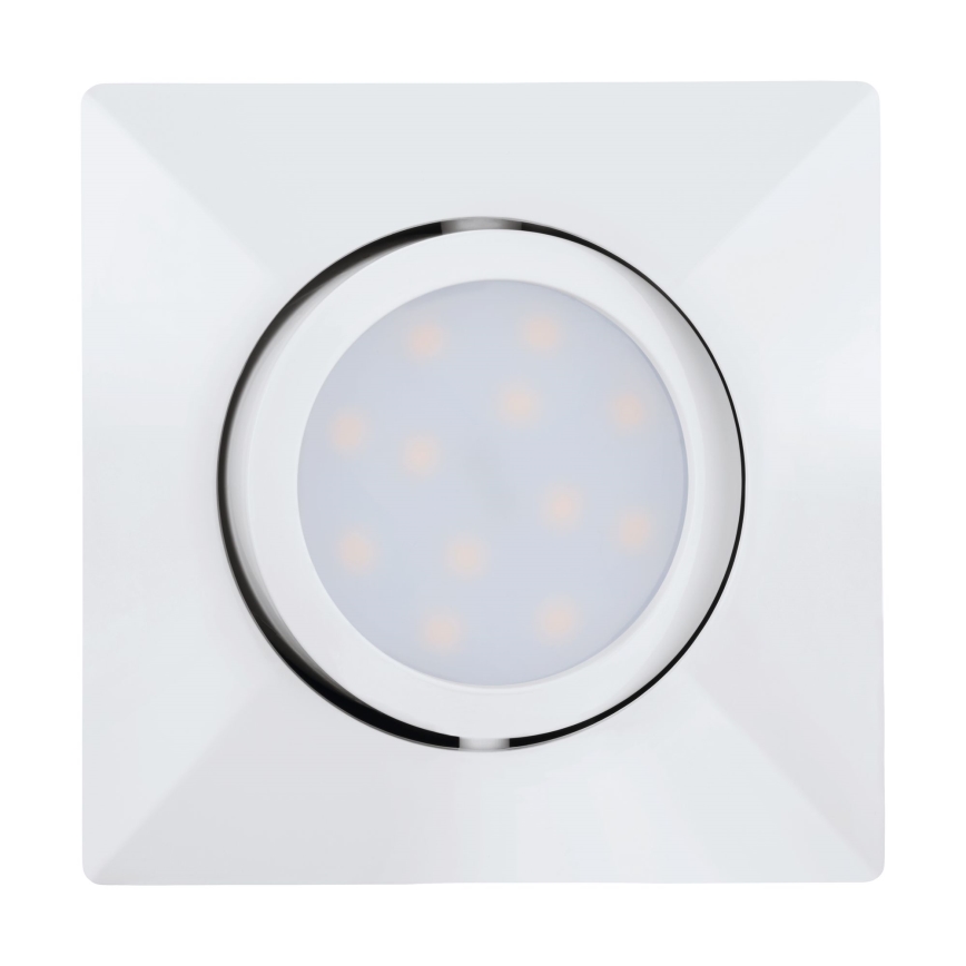 Eglo - KOMPLEKTS 3x LED iebūvējams griestu gaismeklis PINEDA 1xLED/4,9W/230V