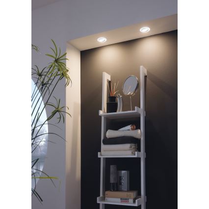 Eglo - Komplekts 3x iebūvējamie LED gaismekļi PINEDA LED/4,9W/230V