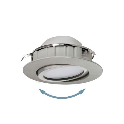 Eglo - KOMPLEKTS 3x LED iebūvējams griestu gaismeklis PINEDA 1xLED/4,9W/230V