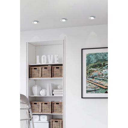 Eglo 95855- LED iebūvējams griestu gaismeklis PINEDA 1xLED/5,5W/230V