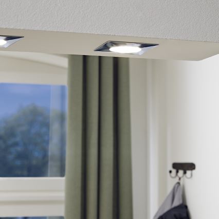 Eglo 95862 - LED iebūvējams griestu gaismeklis PINEDA 1xLED/12W/230V