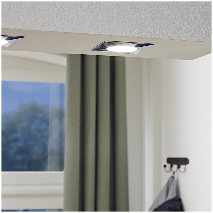 Eglo 95862 - LED iebūvējams griestu gaismeklis PINEDA 1xLED/12W/230V