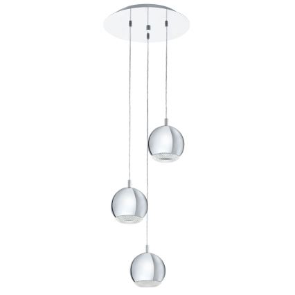 Eglo - LED lustra 3xGU10-LED/4W/230V