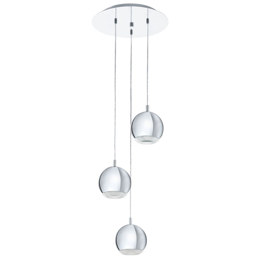 Eglo - LED lustra 3xGU10-LED/4W/230V