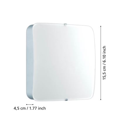 Eglo 95968 - LED griestu gaismeklis CUPELLA LED/11W/230V spīdīgs hroms