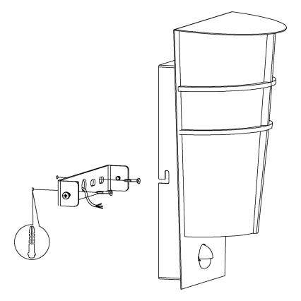 Eglo 96017 - LED āra sienas gaismeklis ar sensoru BREGANZO 1 2xLED/2,5W IP44