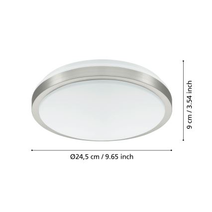 Eglo - LED griestu gaismeklis LED/18W/230V