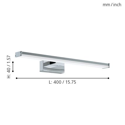 Eglo - LED Vannas istabas lampa LED/7.4W/230V IP44