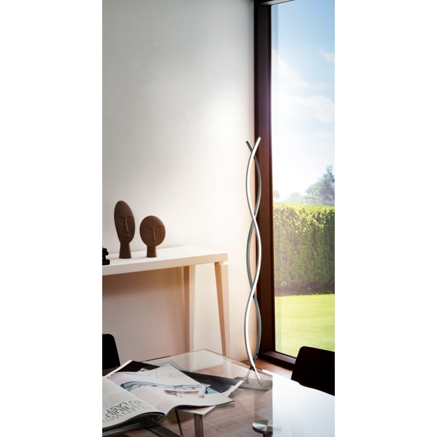 Eglo - LED grīdas lampa LED/36W/230V spīdīgs hroms