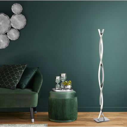 Eglo - LED grīdas lampa LED/36W/230V spīdīgs hroms