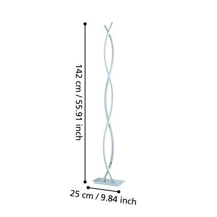 Eglo - LED stāvlampa 4xLED/9W/230V