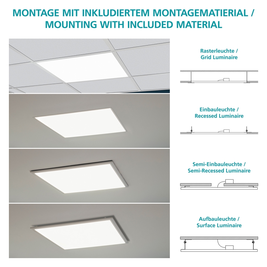 Eglo - LED Griestu panelis LED/16W/230V