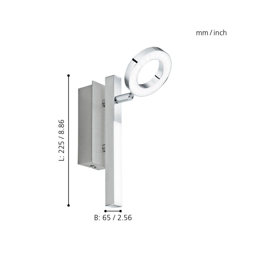 Eglo - Starmetis LED/3,2W + LED/2,2/230V