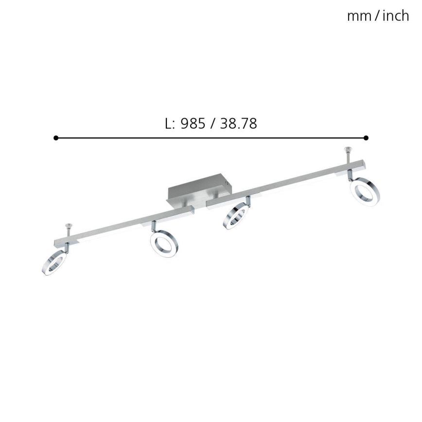 Eglo - Starmetis 4xLED/3,2W + 2xLED/3,3/230V