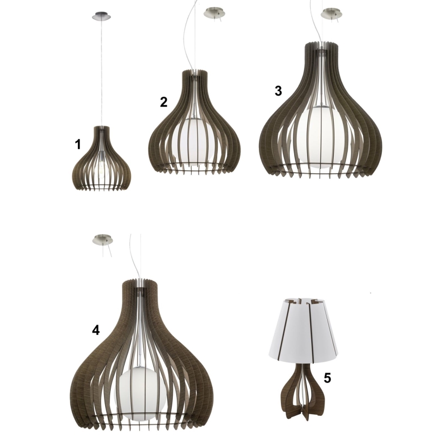 Eglo 96219 - Lustra TINDORI 1xE27/60W/230V