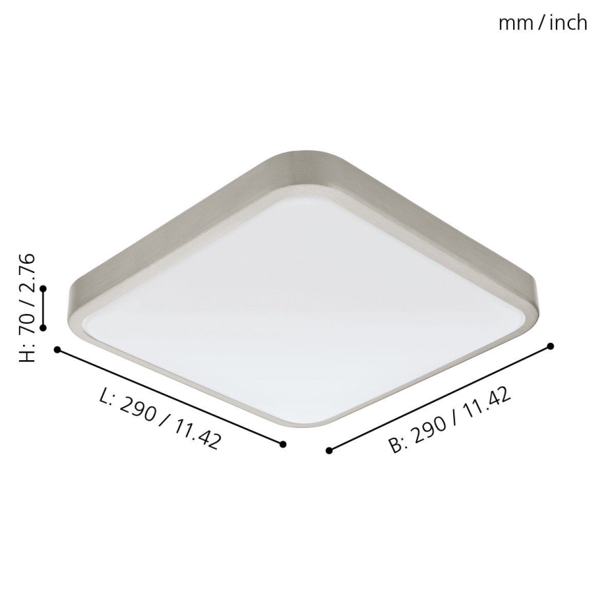 Eglo 96231 - LED vannas istabas griestu gaismeklis MANILVA LED/16W/230V IP44