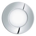 Eglo 96242 - LED iebūvējamais vannasistabas griestu gaismeklis FUEVA 1 1xLED/2,7W/230V IP44 Ø 8,5 cm