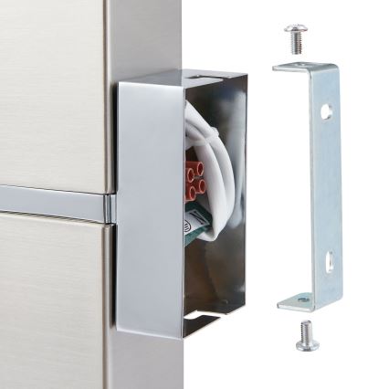 Eglo 96264 - PASSA LED kvadrātveida sienas gaismeklis 2xGU10/2,8W/230V