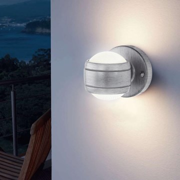 Eglo 96267 - Āra LED sienas gaismeklis SESIMBA 2xLED/3,7W IP44