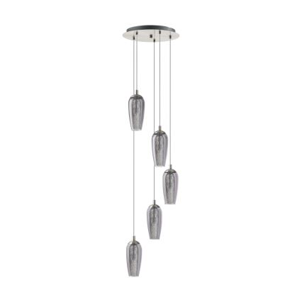 Eglo 96345 - LED lustra ar auklu FARSALA 5xG9/2,5W/230V