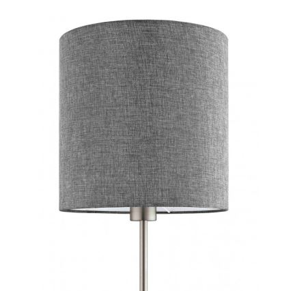 Eglo 96377 - Stāvlampa PASTERI 1xE27/60W/230V pelēka