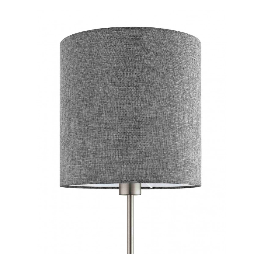 Eglo 96377 - Stāvlampa PASTERI 1xE27/60W/230V pelēka