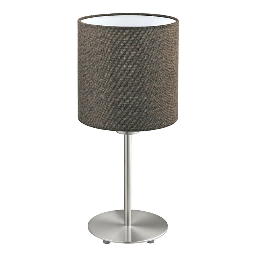 Eglo 96388 - Galda lampa PASTERI 1xE27/60W/230V brūns