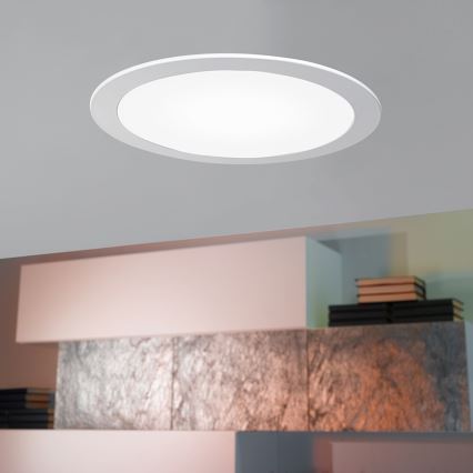 Eglo 96407 - FUEVA 1 regulējams LED iebūvējams griestu gaismeklis LED/10,95W/230V Ø 17 cm