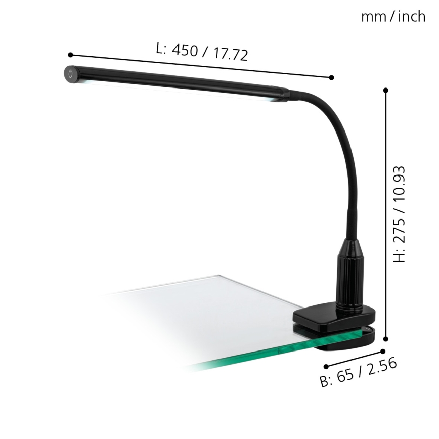 Eglo - LED Aptumšojams gaismeklis ar fiksatoru LED/4,5W/230V