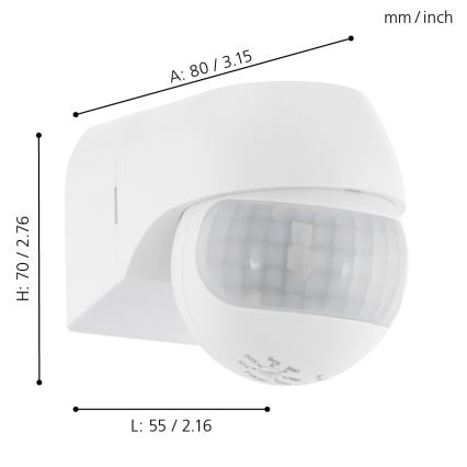 Eglo - Āra sensors IP44