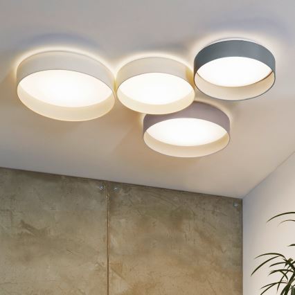 Eglo - LED Aptumšojama griestu lampa 1xLED/18W/230V bēša