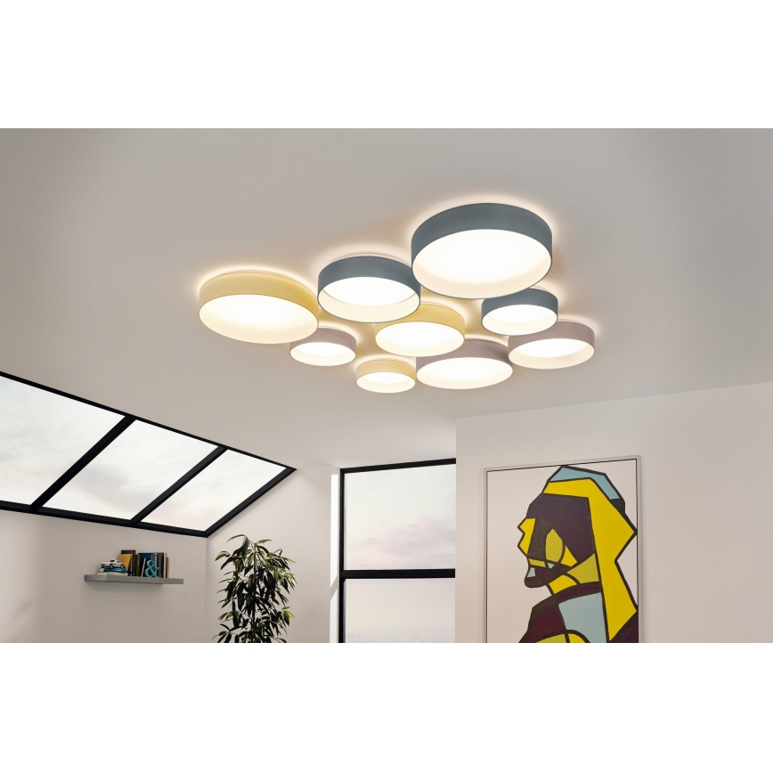 Eglo - LED Aptumšojama griestu lampa 1xLED/18W/230V bēša