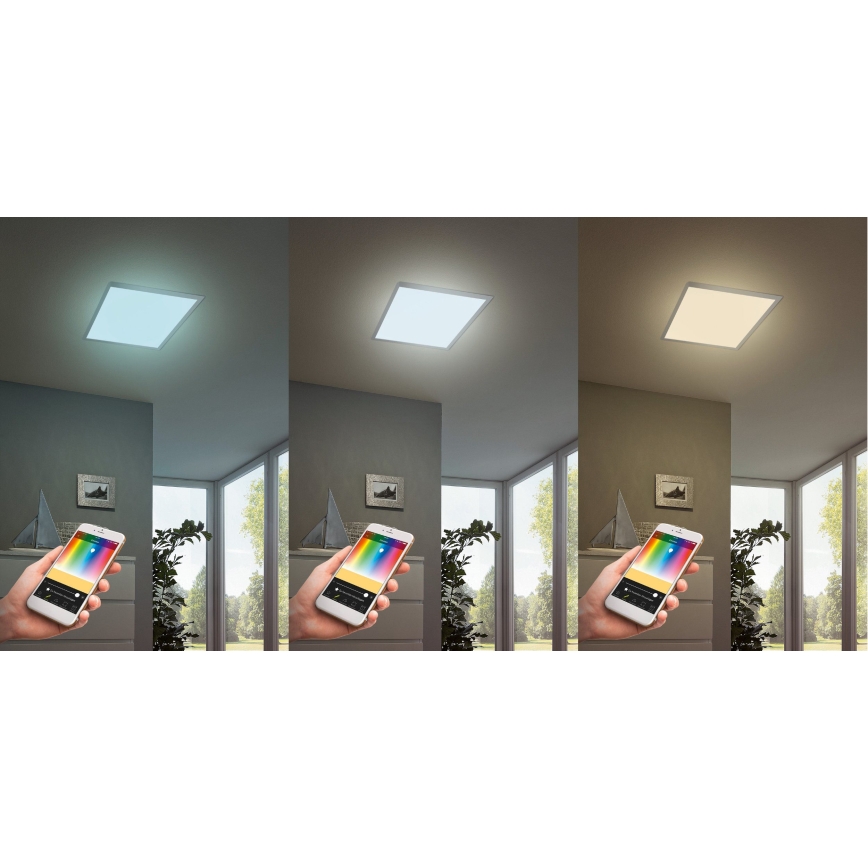 Eglo - LED RGBW Aptumšojams gaismeklis SALOBRENA-C LED/16W + tālvadības pults
