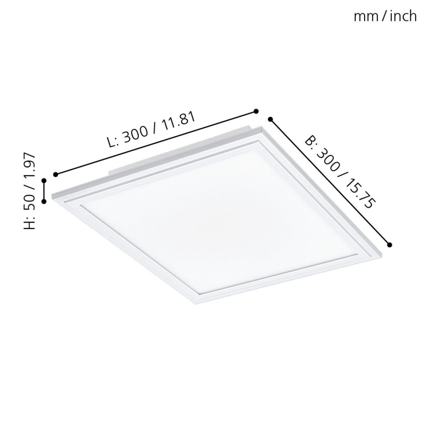 Eglo - LED RGBW Aptumšojams gaismeklis SALOBRENA-C LED/16W + tālvadības pults
