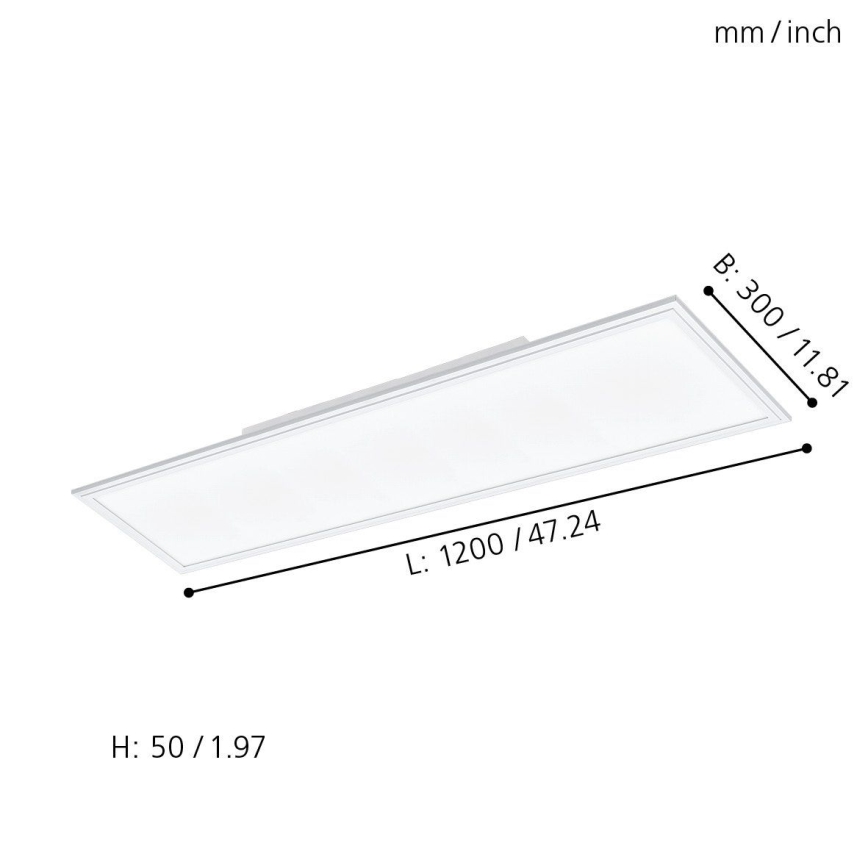 Eglo - LED RGBW Aptumšojama lampa SALOBRENA-C LED/31W + tālvadības pults