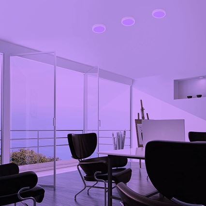 Eglo - LED RGBW Aptumšojama griestu lampa FUEVA-C LED/15,6W/230V Bluetooth
